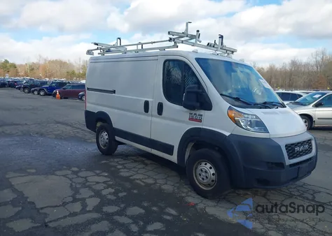 2019 Ram Promaster 1500 Low Roof 118 Wb z USA, uszkodzony, nr VIN 3C6TRVNG1KE518822